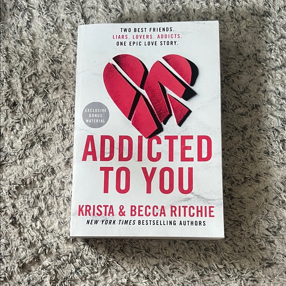 Barnes & Noble Addicted to You Book - Red and White Cover